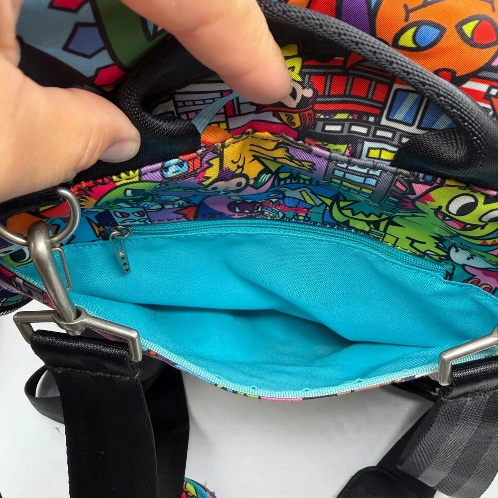 Tokidoki x Ju-Ju-Be Be Sporty Kaiju City Diaper Bag Backpack Wristlet Paci Pod